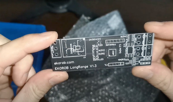 LoRa ile röle kontrol pcb kart inceleme